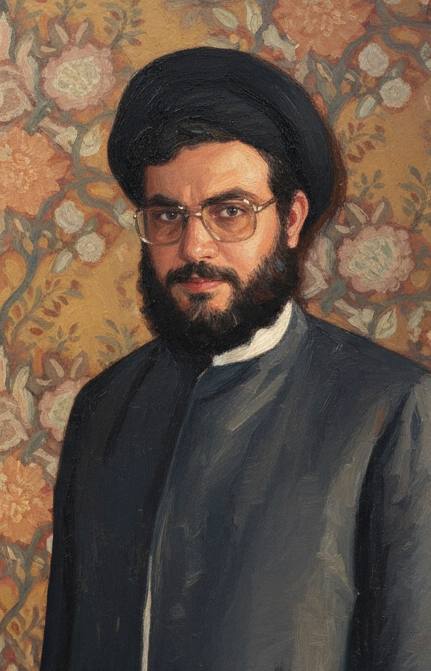 تصویرسازی چهره شهید سید حسن نصرالله